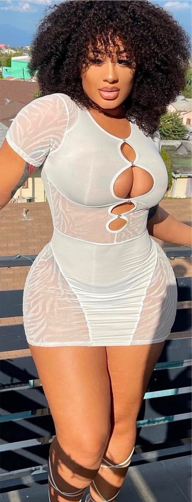 Zoe Glint Mesh Mini Dress